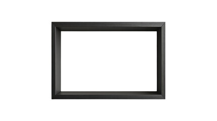 Wall Mural - empty picture frame transparent background