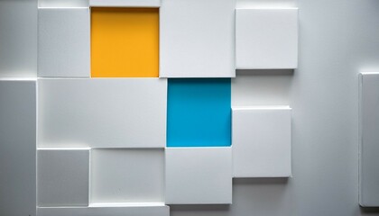 Wall Mural - abstract background with squares