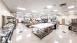 © PICK YOUR POV - Modern commercial kitchen with stainless steel equipment and spacious layout for food preparation.