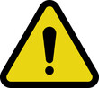 © yuruphoto - Attention mark, exclamation mark and triangle, yellow and black