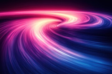 Wall Mural - vibrant swirling colors create a dynamic abstract representation of light and movement in a digital 