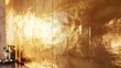 © Jane Kelly - Polished brass surface. Golden metallic texture. Brass interior concept