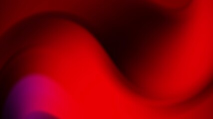 Wall Mural - A vibrant, abstract gradient design featuring flowing waves of purple and red hues.