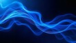 © Lack Art - Vibrant digital rendering of deep blue background with clean lines and soft light gradients
