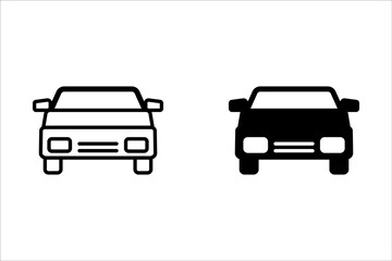 Wall Mural - Car icon set. car vector icon. isolating on white background