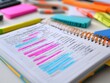© Ryzhkov - Study Guide Essentials Highlighted Exam Notes and Study Materials on Desk