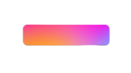 Wall Mural - gradient button with hover effect transparent background