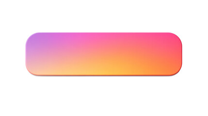 Wall Mural - gradient button with hover effect transparent background