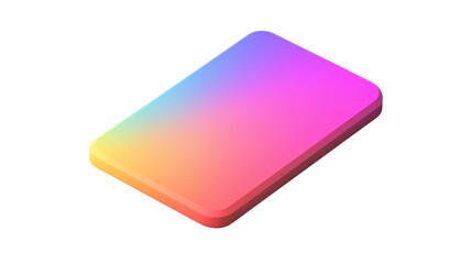 Wall Mural - gradient button with hover effect transparent background