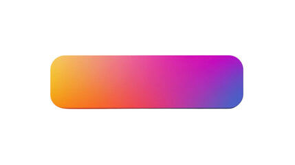 Wall Mural - gradient button with hover effect transparent background