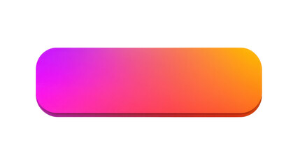 Wall Mural - gradient button with hover effect transparent background