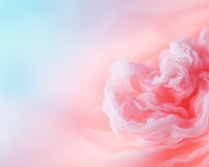 Aufkleber - Soft Pastel Serenity Dreamy Abstract Background with Floating Light Particles