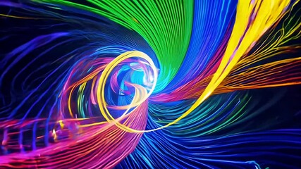 Wall Mural - abstract lights colorful light colourful many-coloured abstract pattern bokeh variation illuminated 