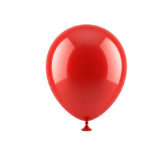 Wall Mural - red balloon isolated on white