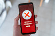 © Kevin - Payment rejected notification on smart phone.