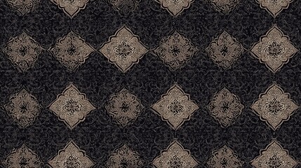 Dark brown textured diamond pattern background