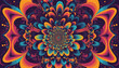 © A P Shan - 'A mesmerizing psychedelic background filled with swirling, vibrant colors and intricate patterns. The design features a kaleidoscope of neon hues, fluid shapes, and trippy gradients,'