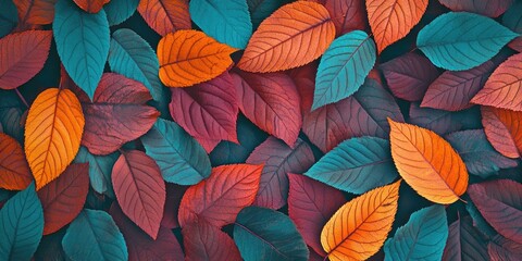 Wall Mural - Fallen Leaves