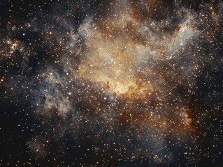 Wall Mural - Large Star Cluster at Night