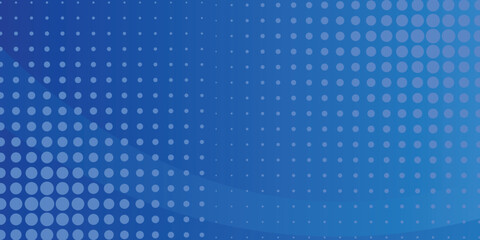 Wall Mural - blue gradient dotted halftone background