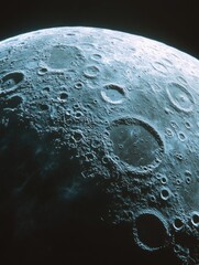 Wall Mural - Close-up of moon