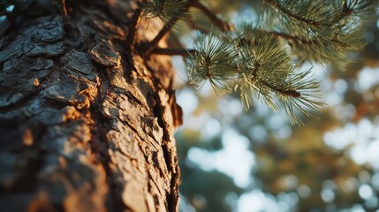 Canvas Print - Tree Trunk Close Up