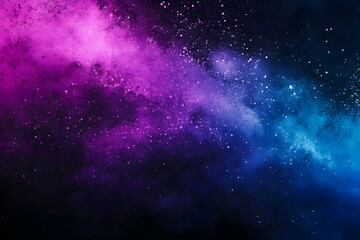 Wall Mural - abstract dark purple and blue gradient blending seamlessly with a black grainy texture for a bold co