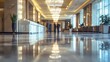 © hendi - Luxury Hotel Lobby, Elegant Interior Design, Crystal Chandelier, Reception Desk