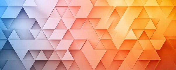 Wall Mural - Triangle abstract background concept. Colorful geometric triangles create a vibrant modern abstract background.