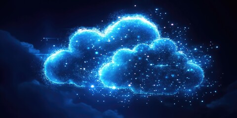 Aufkleber - Digital transformation strategy focused on automating business processes through cloud computing, customer service management, and data optimization.