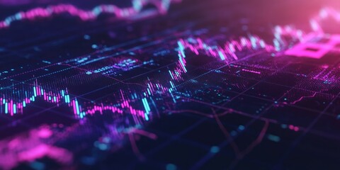 Aufkleber - Business finance technology in 2025, focusing on stock market investments, digital assets, and forex trading data analysis for business growth and success.