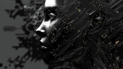 artificial intelligence robotic concept