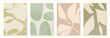 © TWINS DESIGN STUDIO - Set of abstract foliage poster vector. Leaves, flower, organic shapes, earth tone colors, leaf branch. Illustration design for Eco packaging, interior, cover, wall art, wallpaper, market. © TWINS DESIGN STUDIO - Set of abstract foliage poster vector. Leaves, flower, organic shapes, earth tone colors, leaf branch. Illustration design for Eco packaging, interior, cover, wall art, wallpaper, market.