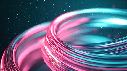 Wall Mural - blurred abstract background concept. colorful abstract design featuring swirling rings in pink and b