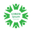 © Ang' it - rotating successful people community logo design