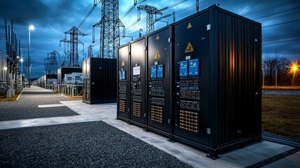 Poster - Energy storage systems enhancing peak electricity demand in urban locations infrastructure night technology