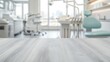 © Maruf - 'Serene Simplicity: A Close-Up of an Empty Table in a White Dental Clinic'