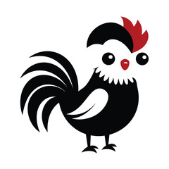 Wall Mural -  cute rooster 