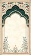 © Ksenia - Traditional Mughal Wedding Card Design, Invitation template