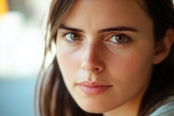 Wall Mural - A close-up shot of someone holding and using their mobile device