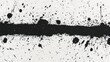 © Flowaiart - Abstract Black Paint Splash on White Background for Creative Design