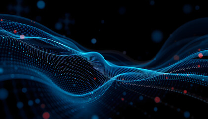 Digital Digital Data Stream Abstract Background, photo, with white tones