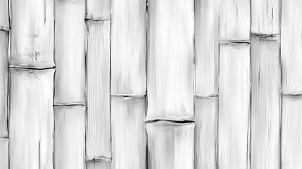 Poster - Light gray bamboo texture background with an ink style and dynamic oblique patterns for artistic and design applications.