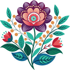 Flower vector illustration 2