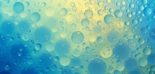 Abstract blue and golden bokeh light pattern