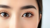 Close-Up of Beautiful Asian Eyes