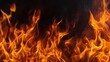 © Evon J - Intense orange flames against dark background