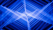 © ADDICTIVE STOCK - Blue geometric convergence in a 3D abstract render