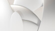 © ADDICTIVE STOCK - Seamless abstract white waves in a 3D render background