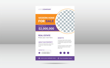 Business flyer design. modern and professional flyer